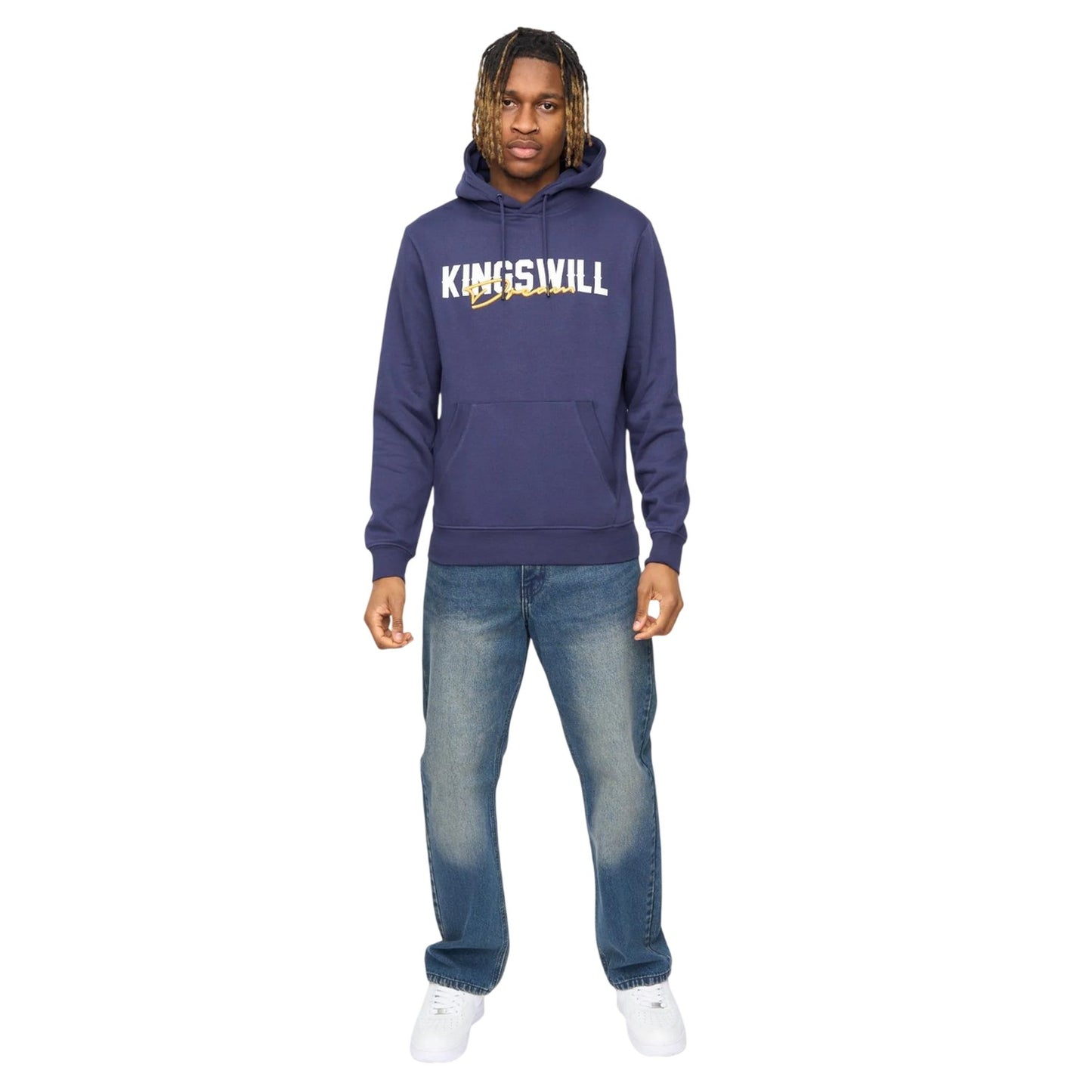 Navy - Lifestyle - Kings Will Dream Mens Bilkie Hoodie