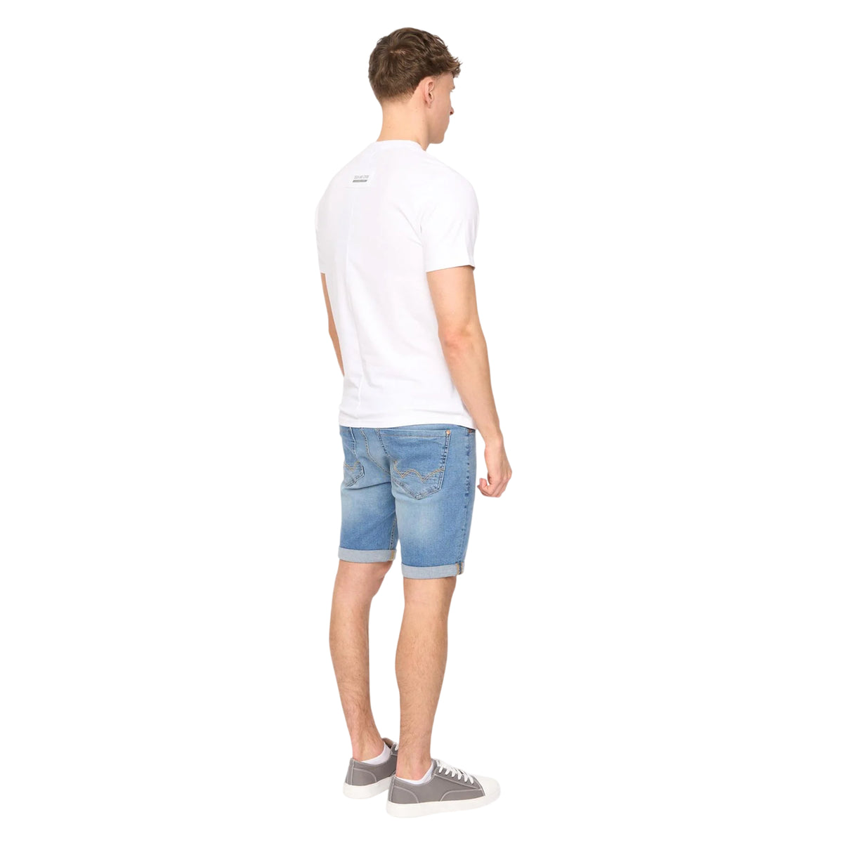 White - Pack Shot - Duck and Cover Mens Walpole T-Shirt