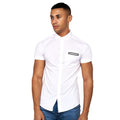 White - Front - Born Rich Mens Karim Shirt