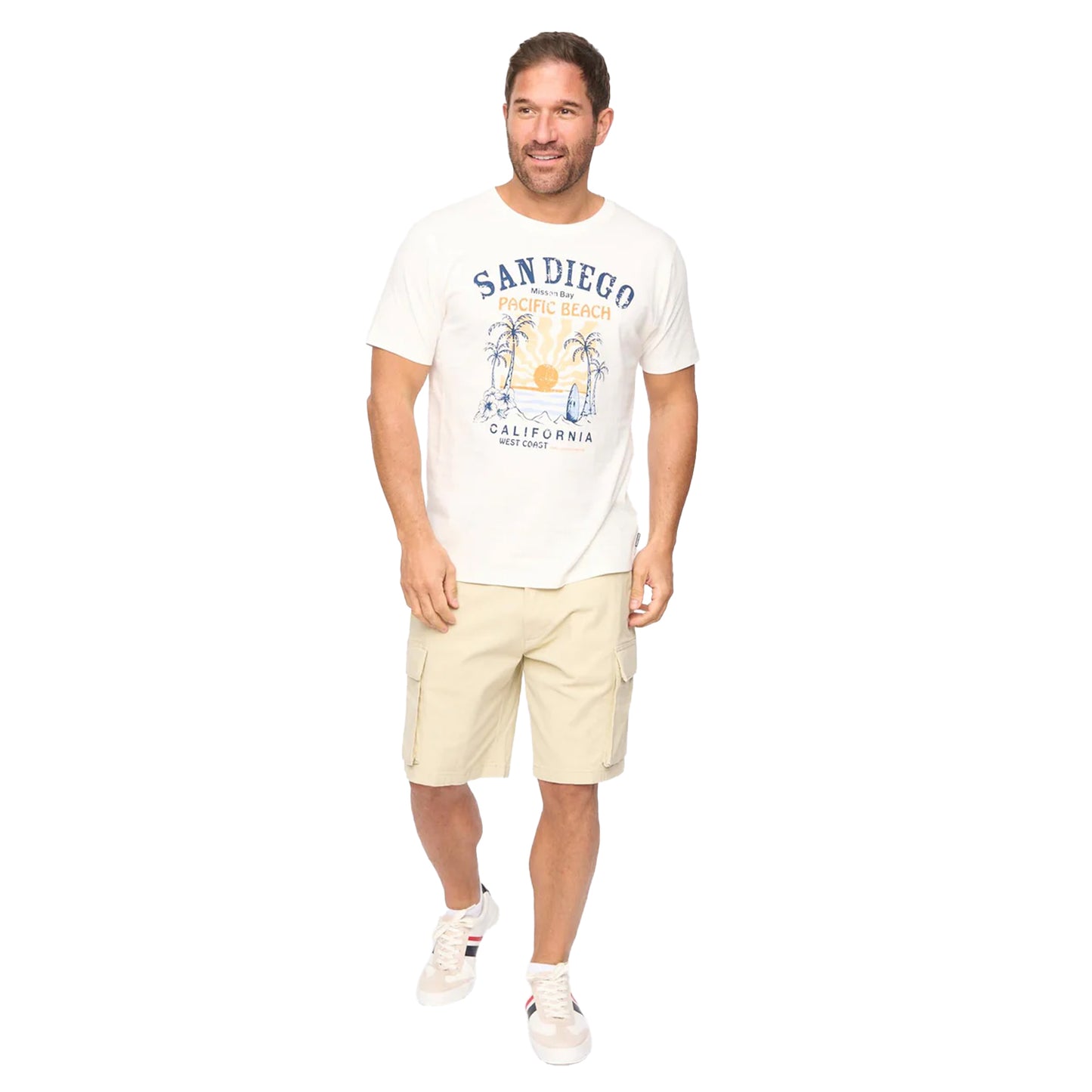 Off White - Lifestyle - Bewley & Ritch Mens Sandico T-Shirt