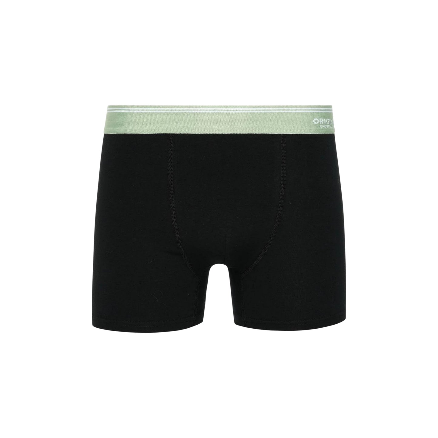 Green - Close up - Crosshatch Mens Dringal Boxer Shorts (Pack of 5)