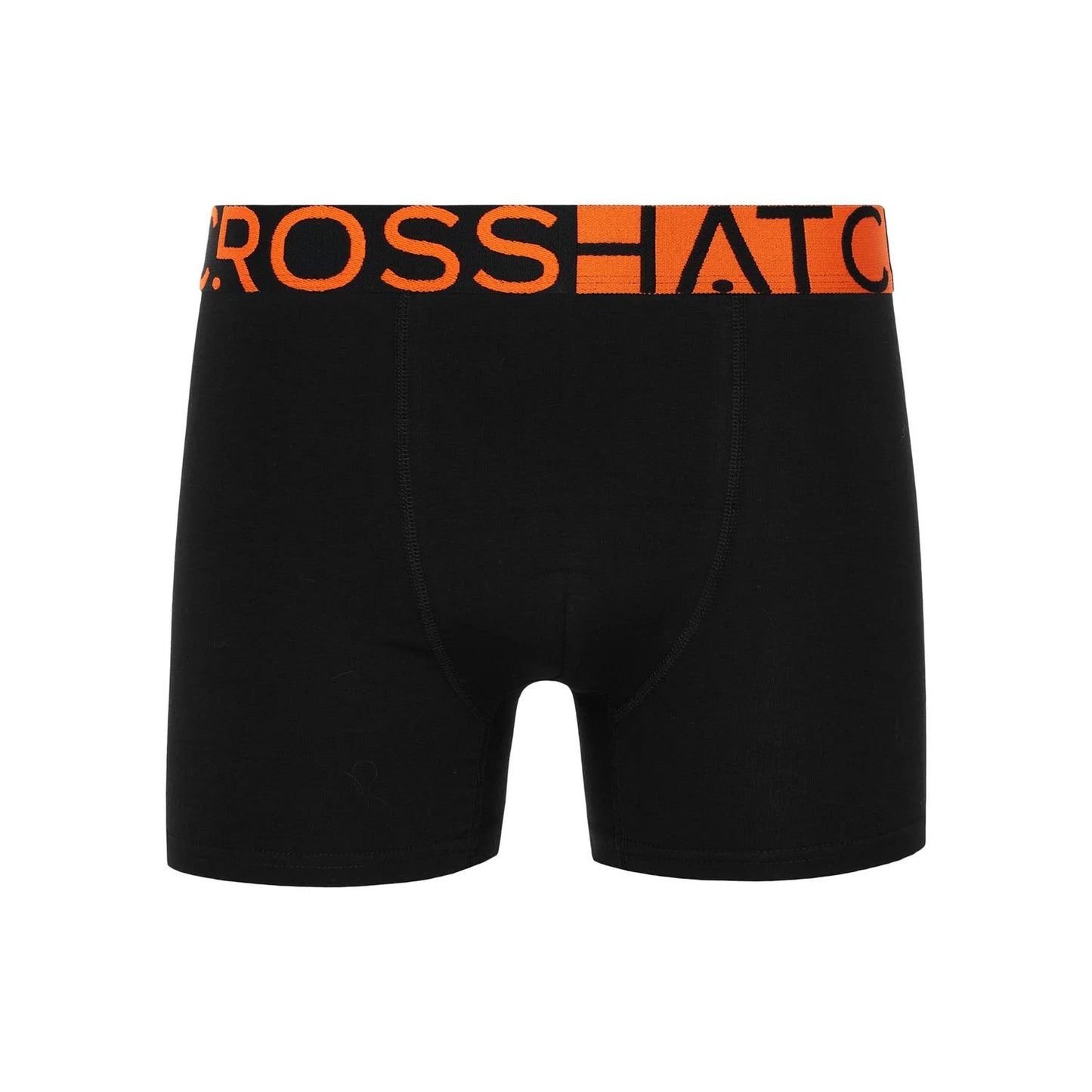 Orange - Close up - Crosshatch Mens Endocamo Regular Boxer Shorts (Pack of 5)