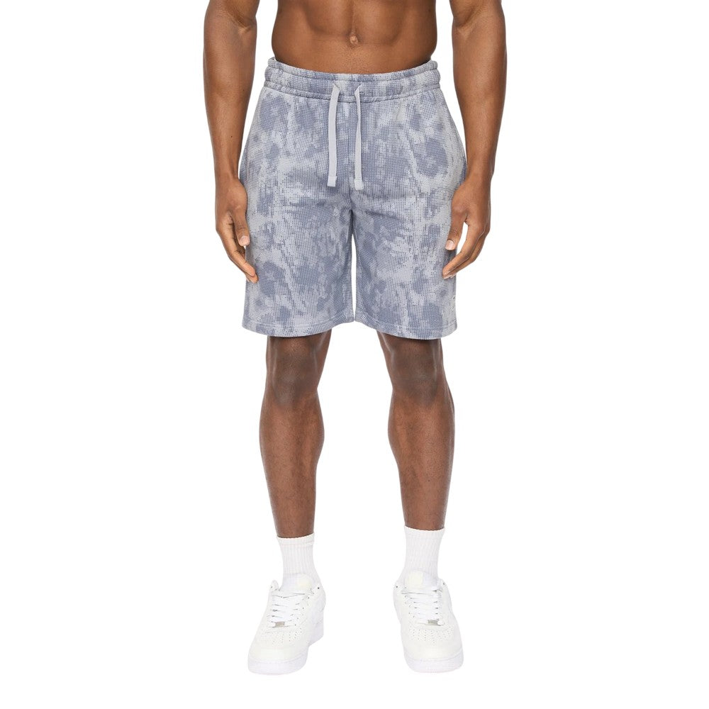 Steel Blue Camo - Lifestyle - Crosshatch Mens Bardon Camo Sweat Shorts