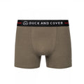 Olive-Red-Black - Lifestyle - Duck and Cover Mens Scorla Boxer Shorts (Pack of 3)
