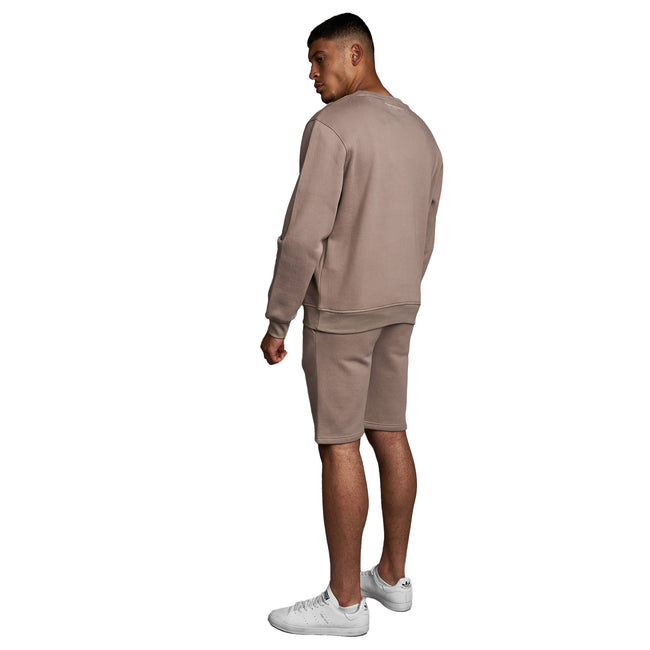 Stone - Back - Juice Mens Cranwood Sweatshirt