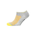 Multicoloured - Back - Dunlop Womens-Ladies Cheveon Trainer Socks (Pack of 3)