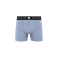 Blue-Navy-White - Pack Shot - Duck and Cover Mens Murff Boxer Shorts (Pack of 3)