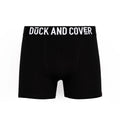 Black-White - Lifestyle - Duck And Cover Mens Salton Boxer Shorts (Pack Of 2)