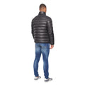 Black - Back - Duck and Cover Mens Shemmy Quilted Jacket