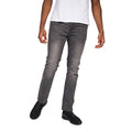 Grey Wash - Front - Crosshatch Mens Svelte Stretch Jeans