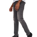 Grey Wash - Side - Crosshatch Mens Svelte Stretch Jeans