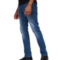 Stone Wash - Side - Crosshatch Mens Svelte Stretch Jeans
