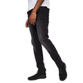 Black Wash - Front - Crosshatch Mens Svelte Stretch Jeans