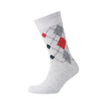 Light Grey-Night Sky - Back - Money Mens Diamond Socks (Pack of 3)