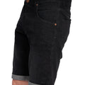 Black Wash - Pack Shot - Duck and Cover Mens Mustone Denim Shorts