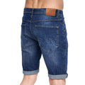 Dark Wash - Back - Duck and Cover Mens Mustone Denim Shorts