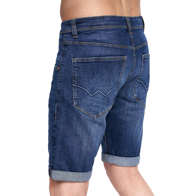 Dark Wash - Lifestyle - Duck and Cover Mens Mustone Denim Shorts