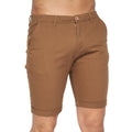 Cinnamon - Front - Crosshatch Mens Sinwood Chino Shorts