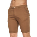 Cinnamon - Side - Crosshatch Mens Sinwood Chino Shorts