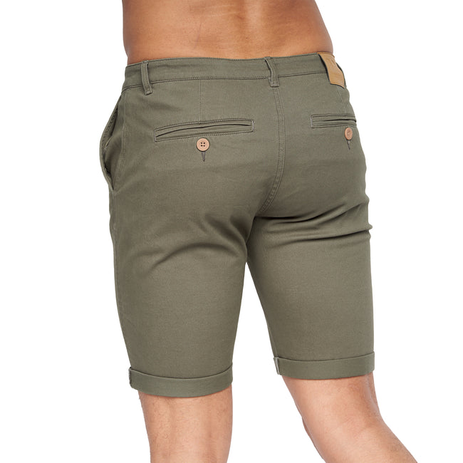 Khaki - Lifestyle - Crosshatch Mens Sinwood Chino Shorts