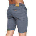 Petrol - Back - Crosshatch Mens Sinwood Chino Shorts