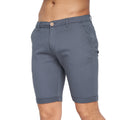 Petrol - Side - Crosshatch Mens Sinwood Chino Shorts