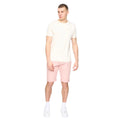 Soft Pink - Side - Crosshatch Mens Sinwood Chino Shorts