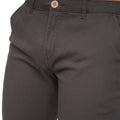 Charcoal - Pack Shot - Crosshatch Mens Sinwood Chino Shorts