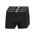 Black - Front - Duck and Cover Mens Villani Boxer Shorts (Pack of 3)