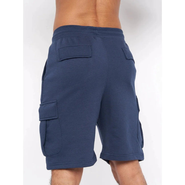 Insignia Blue - Back - Crosshatch Mens Seagaro Cargo Shorts