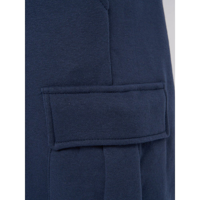 Insignia Blue - Pack Shot - Crosshatch Mens Seagaro Cargo Shorts