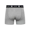 Grey-White-Black - Back - Duck and Cover Mens Keach Boxer Shorts (Pack of 3)