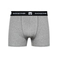 Grey-White-Black - Side - Duck and Cover Mens Keach Boxer Shorts (Pack of 3)