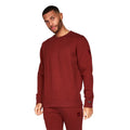Russet - Side - Duck and Cover Mens Felaweres Crew Neck Sweatshirt