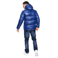 Royal Blue - Back - Crosshatch Mens Crosswell High Shine Jacket