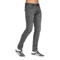 Mid Grey - Pack Shot - Duck and Cover Mens Tranfold Slim Jeans