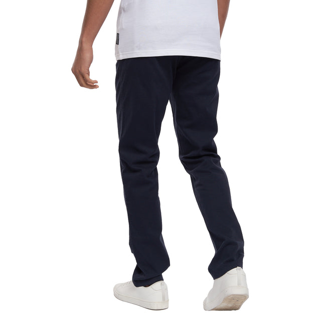 Navy - Pack Shot - Crosshatch Mens Roysden Chinos