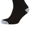 Black - Side - Dunlop Mens Shawlong Sports Socks (Pack of 3)