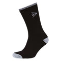 Black - Front - Dunlop Mens Shawlong Sports Socks (Pack of 3)
