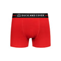 Red - Side - Duck and Cover Mens Stamper Boxer Shorts (Pack of 3)