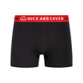 Black - Side - Duck and Cover Mens Stamper Boxer Shorts (Pack of 3)