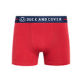 Blue - Side - Duck and Cover Mens Stamper Boxer Shorts (Pack of 3)