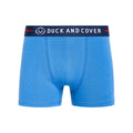 Blue - Lifestyle - Duck and Cover Mens Stamper Boxer Shorts (Pack of 3)