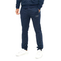 Navy - Front - Crosshatch Mens Pyramid Tracksuit Bottoms
