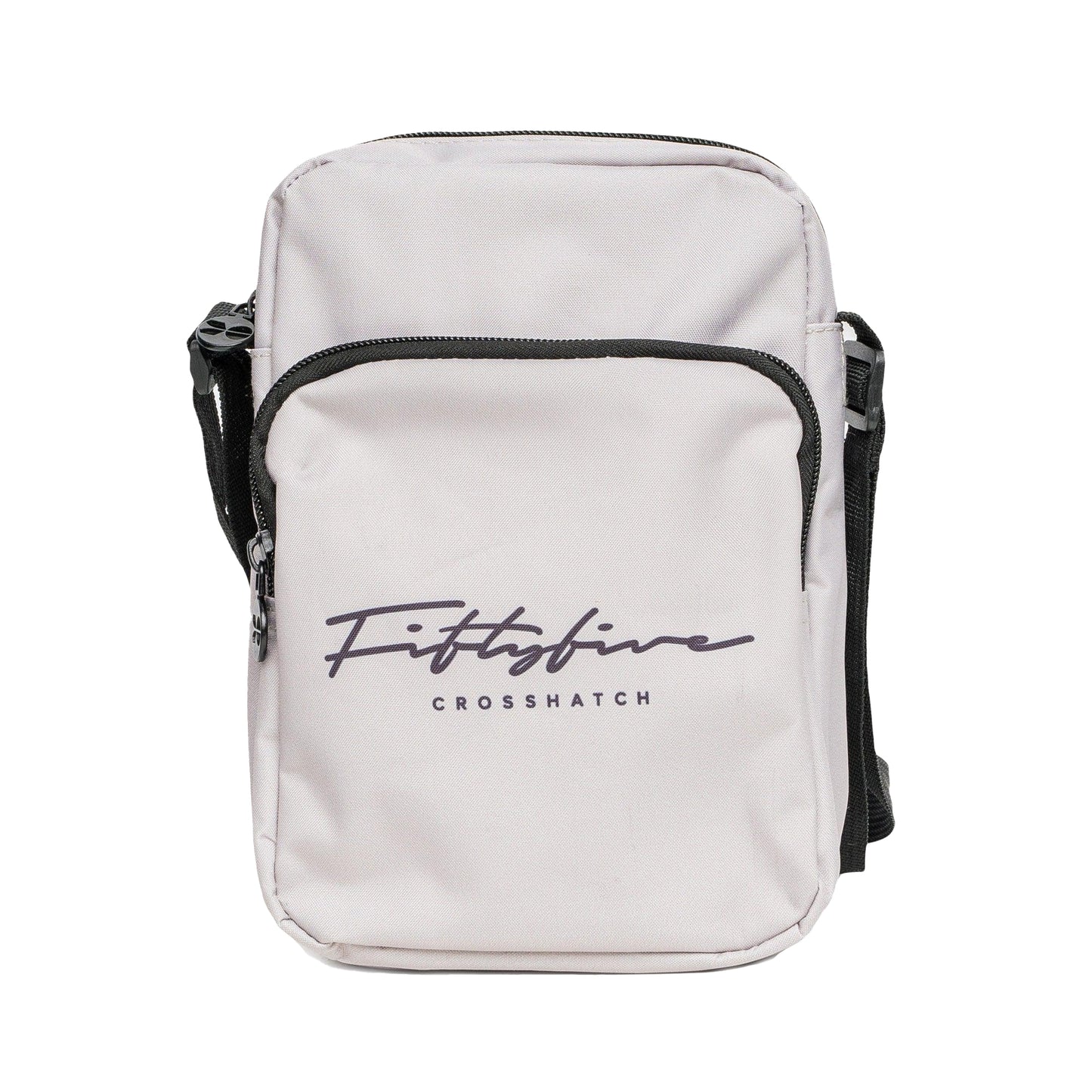 Ecru - Front - Crosshatch Rendfore Crossbody Bag