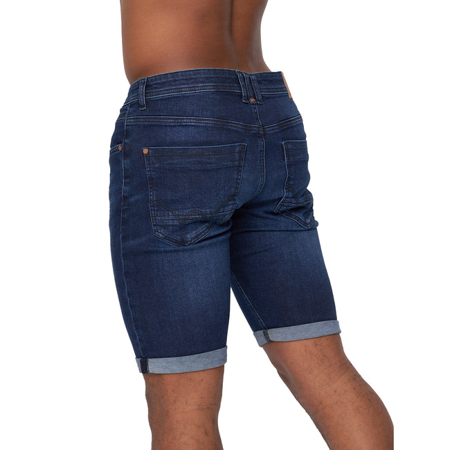 Dark Wash - Back - Duck and Cover Mens Zeki Shorts