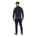 Navy - Back - Duck and Cover Mens Deltas Knitted Jumper