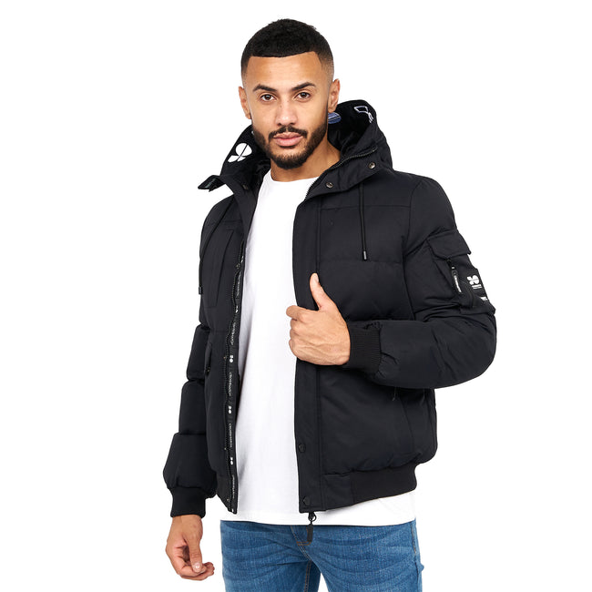 Black - Pack Shot - Crosshatch Mens Milwaka Jacket