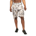 Charcoal - Front - Crosshatch Mens Jimster Camo Cargo Shorts
