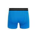 Blue - Back - Crosshatch Mens Hexter Boxer Shorts (Pack of 2)